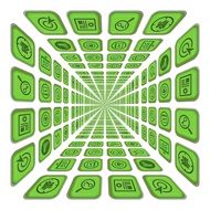 A lot of internet icons