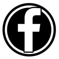 Facebook black Icon drawing