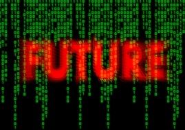 future red text drawing