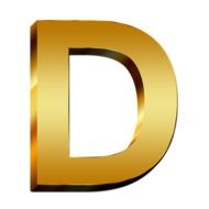 golden D letter