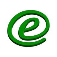 the abc letter e in the green circle