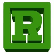 green letter R squared