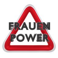 frauen power sign drawing