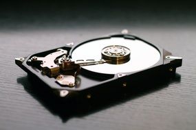 isolated hard drive disk