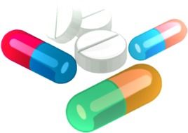 pills medication tablet drawing