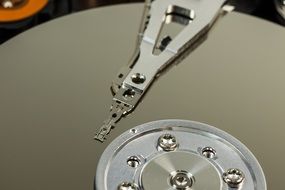 hard drive of computer hardware