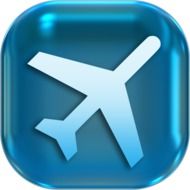 icon of a flying aircraft