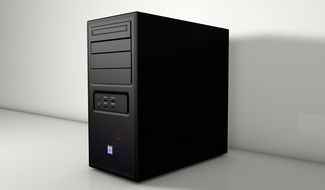 black computer