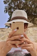 Photo of iPhone user