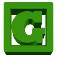 green letter G squared