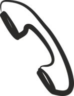 handset cell drawing