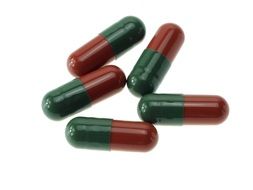 red and green capsules