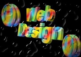 colorful phrase web design