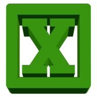 clipart of letter x in a green frame