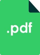 green icon for a pdf file extention