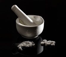crush the tablets into powder