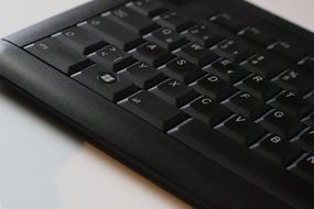 Close up photo of black keyboard