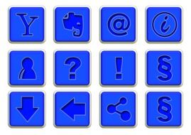 blue computer icons