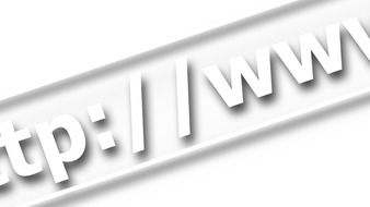 http www on a white background
