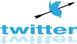 shot blue twitter bird
