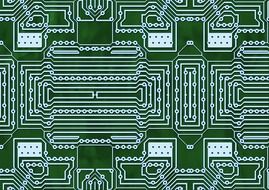 green printed circuit board
