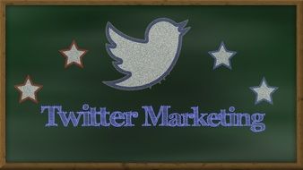 twitter marketing drawing