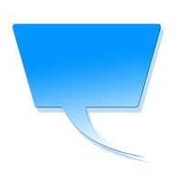 blue speech balloon