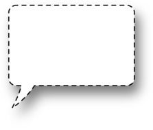 rectangular dialog box