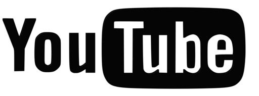 videohosting website logo in the black color