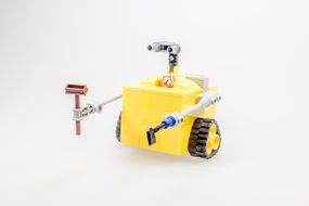 isolated lego wall-e