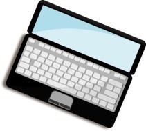 Clipart,picture of laptop