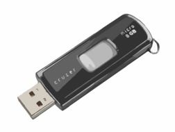 black usb drive