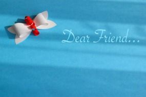 greeting card dear friend drawing