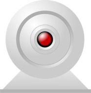 painted security camera hal 9000