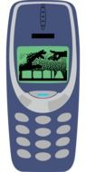 Ä°llustration of nokia cellphone