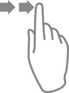 smartphone touch gesture