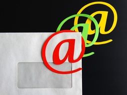 email letters icons