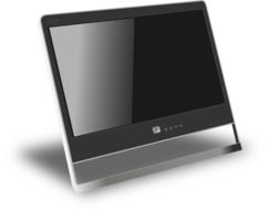 monitor screen display drawing