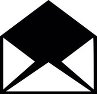 Symbol of open letter