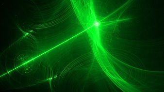 Clipart of abstract green computer graphics