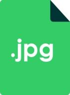 light green icon for a portable network graphics document