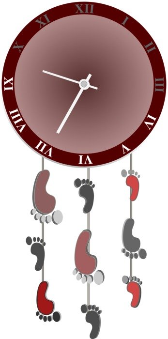 wall clock with fusee