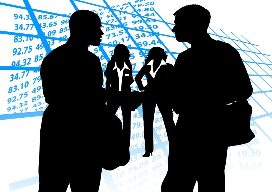 Image of people on the background stock encodings