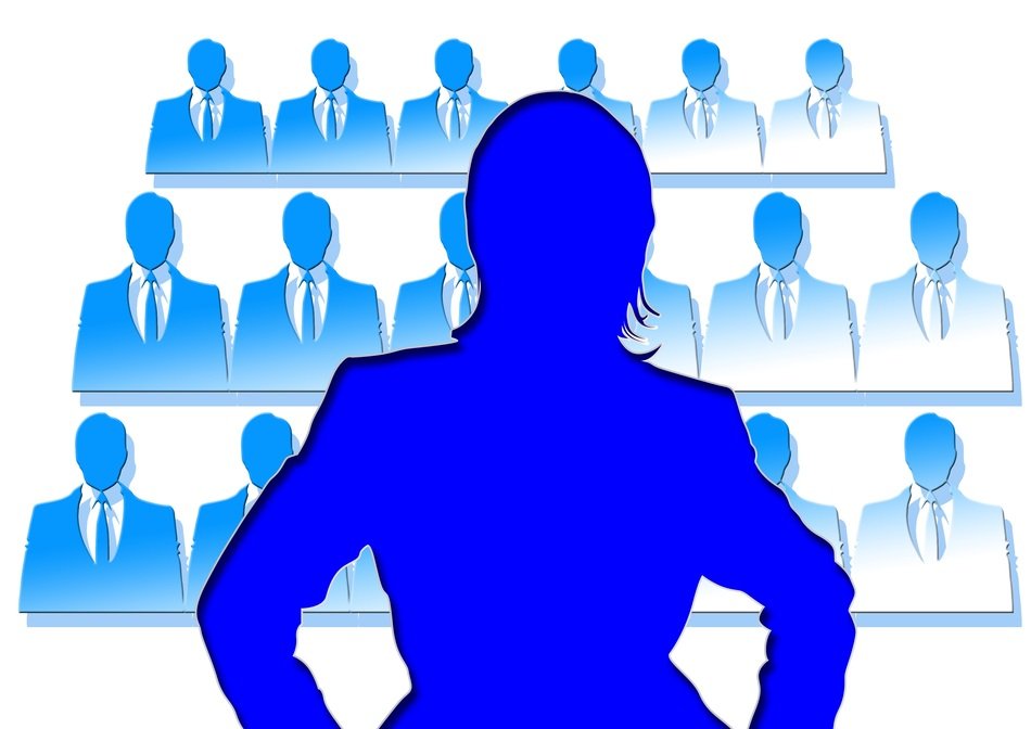 spokeswoman training as a drawing