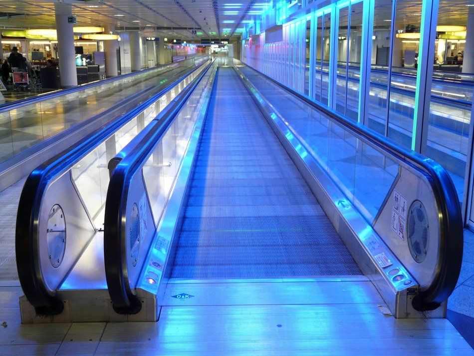 Photo Of Moving Walkway In Airport Free Image Download