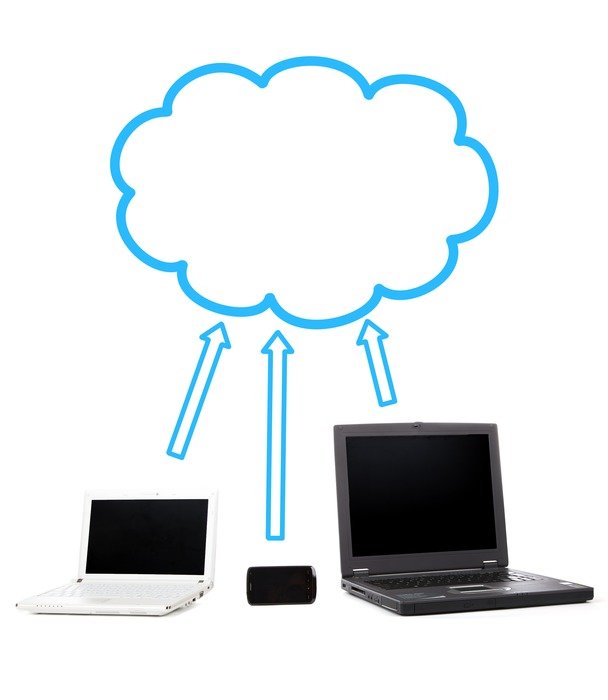 Clipart of the communication between computers
