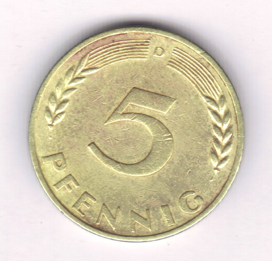 5 pfennig coin