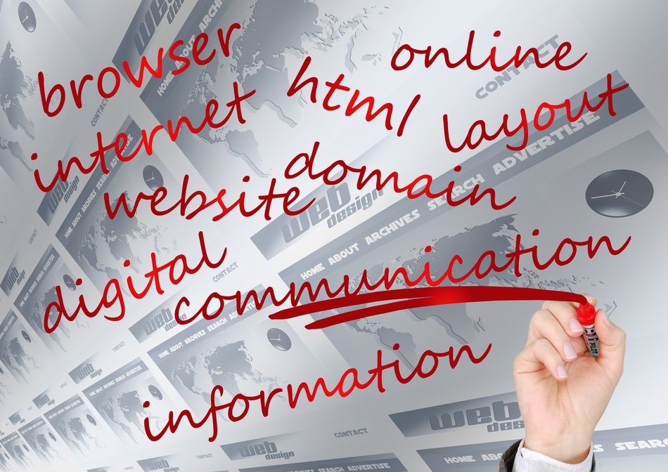 Clipart of the online communication