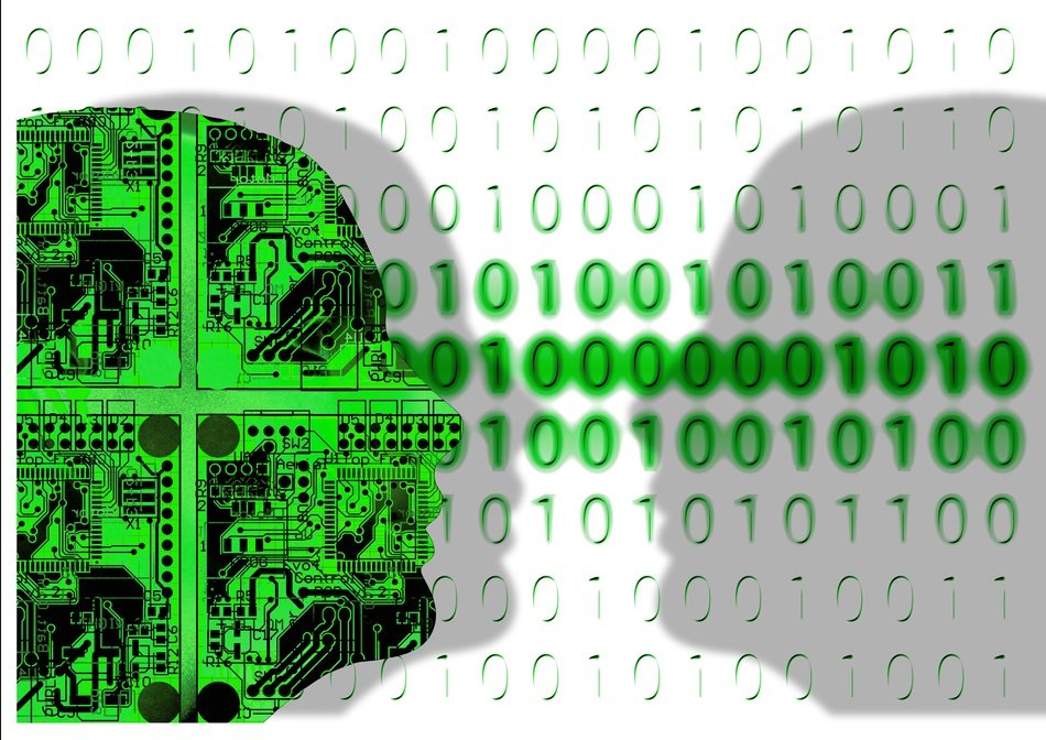 the head of the chip image and the binary system