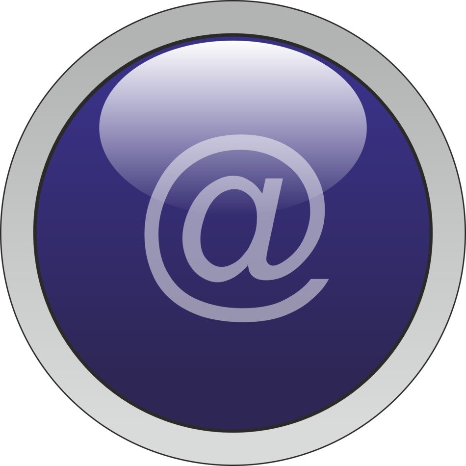Clipart of the email button